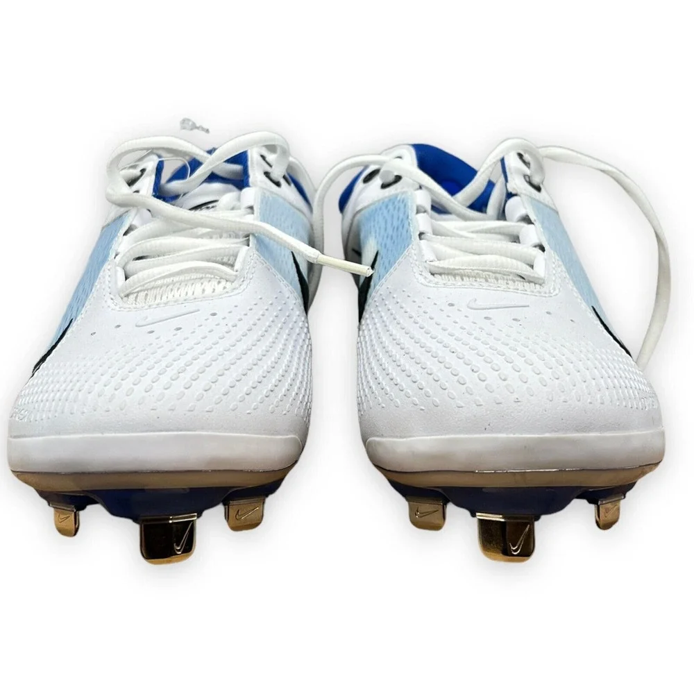 Nike Women's Baseball Cleats Softball Size 9.5 HyperDiamond‎ 4 Elite White Blue